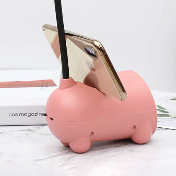 BunnyBeam - Bureaulamp met Cartoon Creatief Konijn LED Touch USB Pen Houder