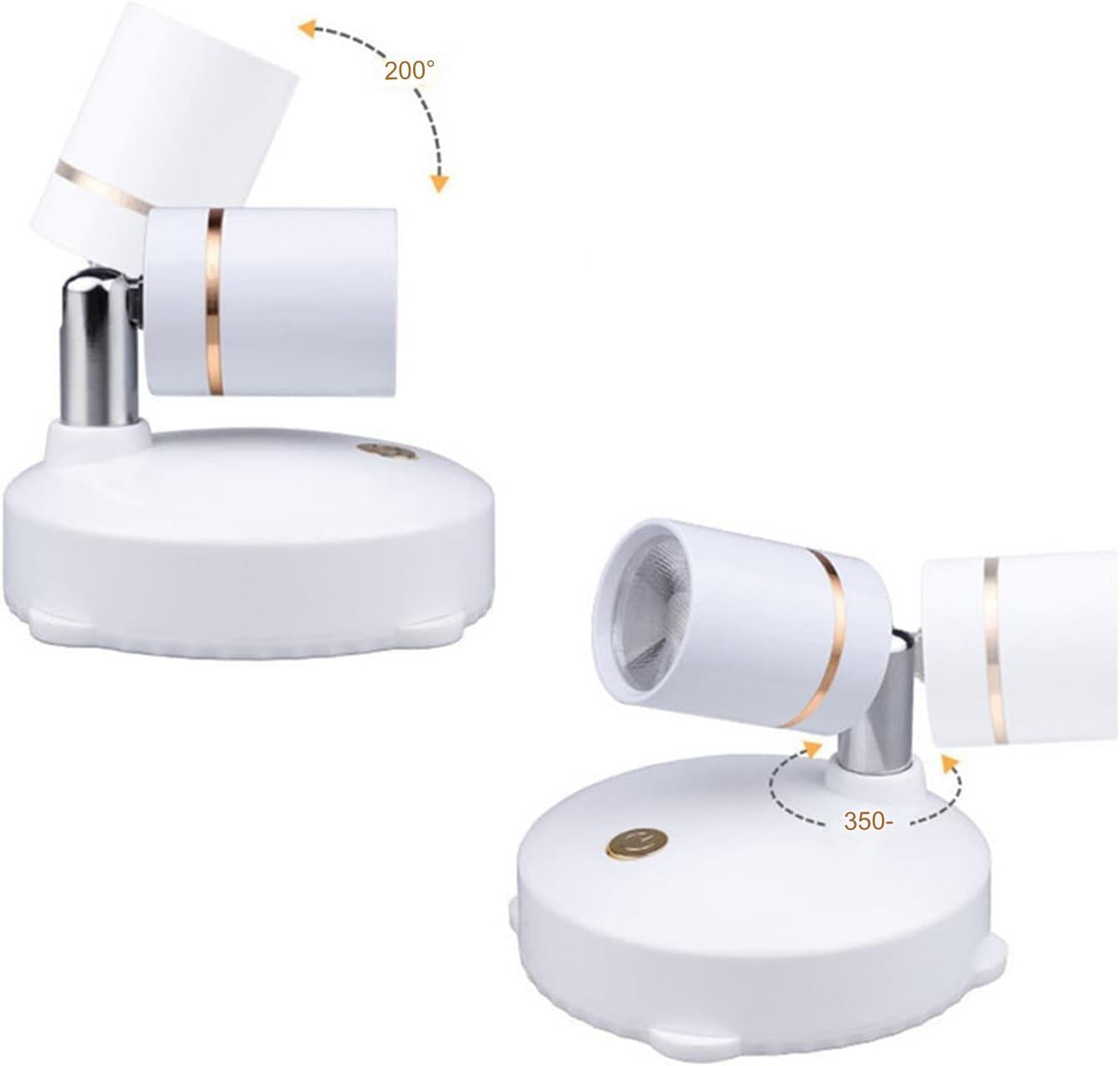 VoltRay - Oplaadbare, draadloze LED bureaulamp met spot en afstandsbediening