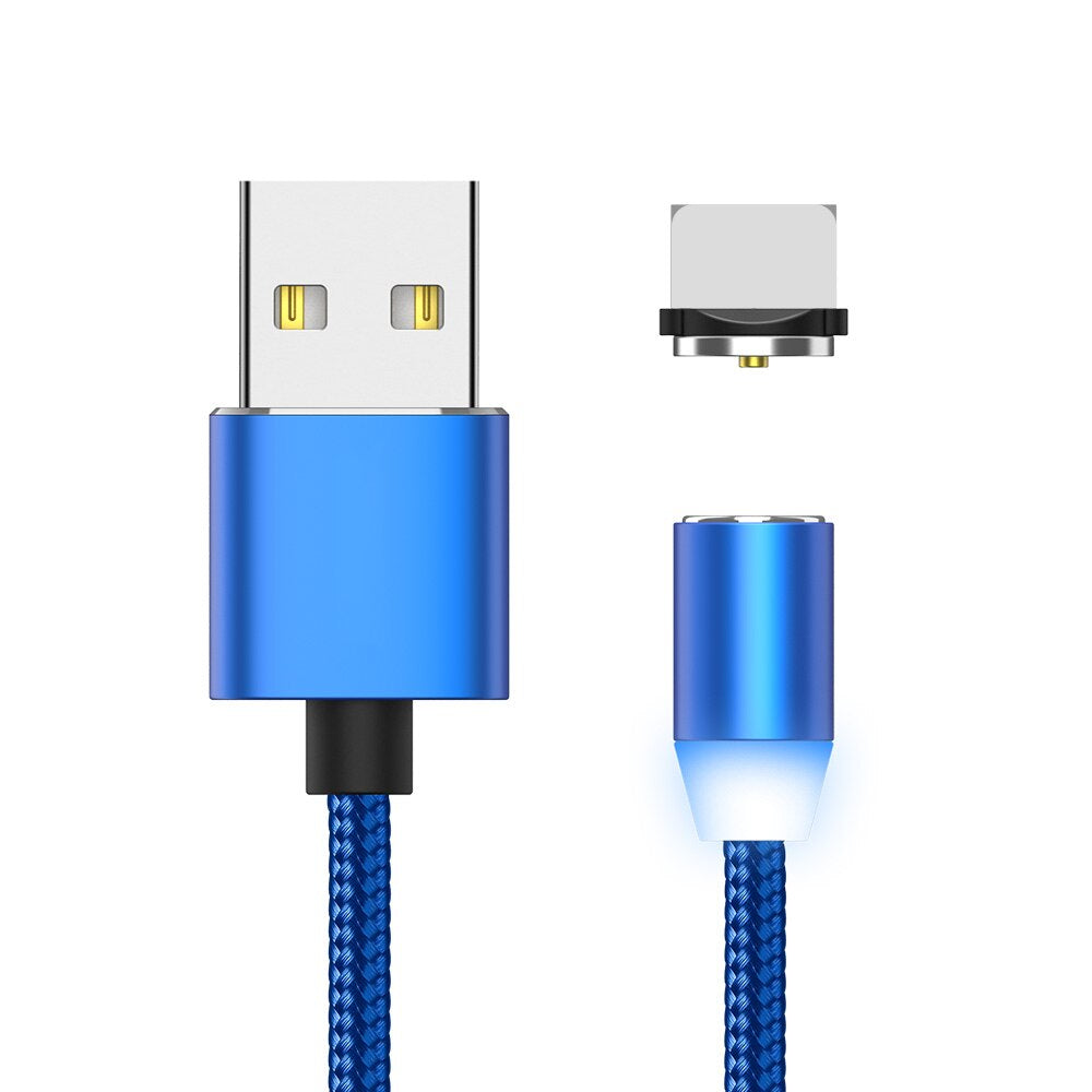 WireLux - YBD 1m magnetische LED oplaadkabel die werkt met Apple