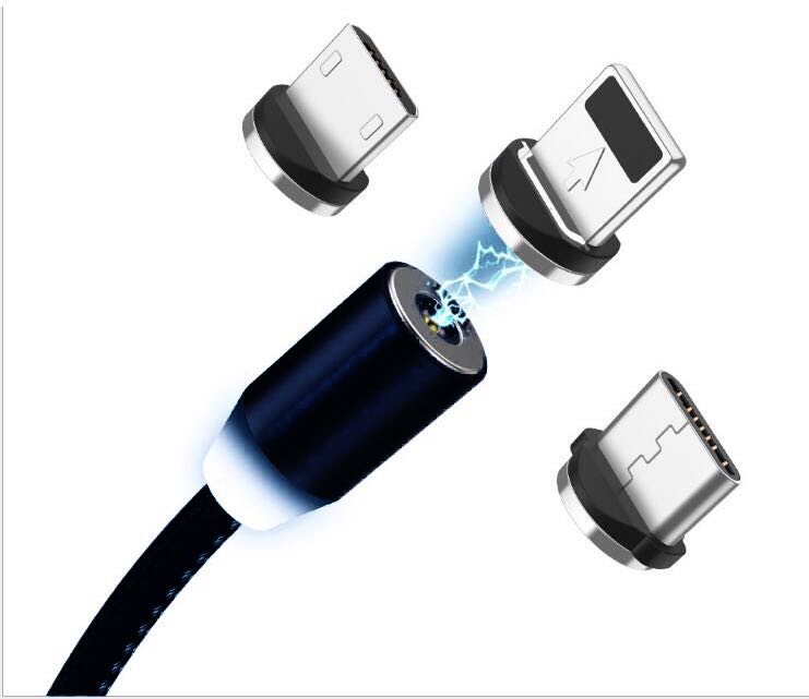 WireLux - YBD 1m magnetische LED oplaadkabel die werkt met Apple
