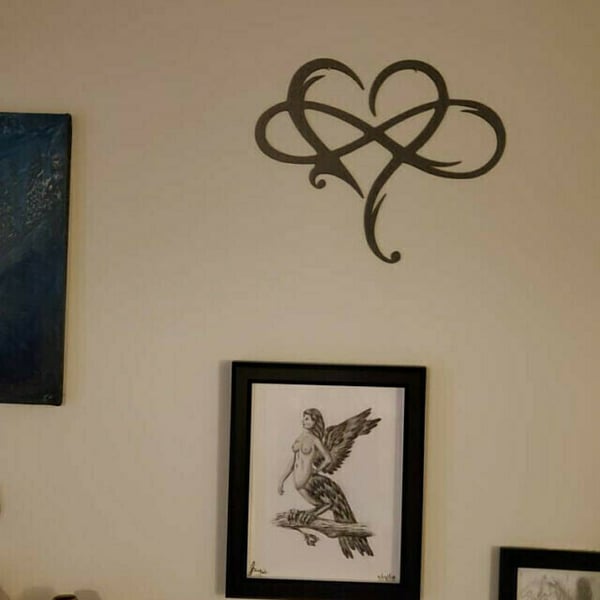 HeartForge - Metalen muurornament met hartmotief