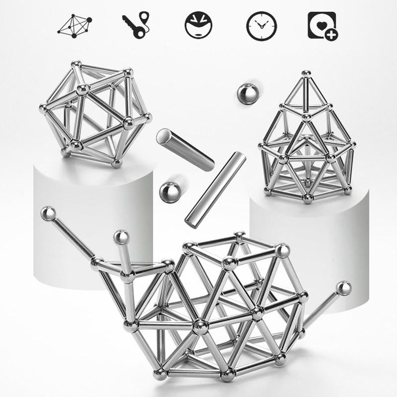 MagniCraft - Doe het zelf set magnetische ballen en staven