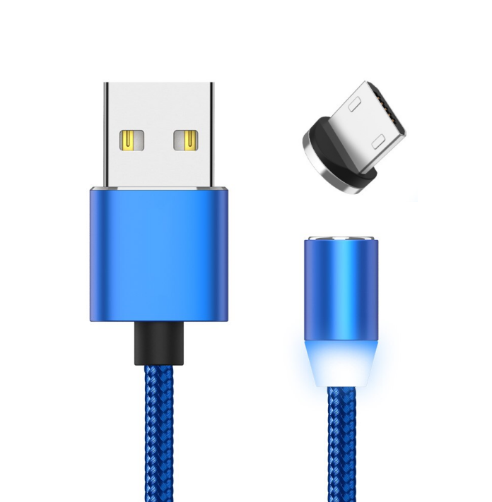 WireLux - YBD 1m magnetische LED oplaadkabel die werkt met Apple