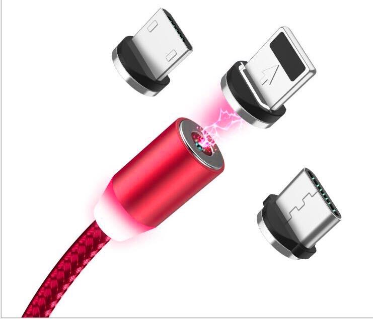 WireLux - YBD 1m magnetische LED oplaadkabel die werkt met Apple