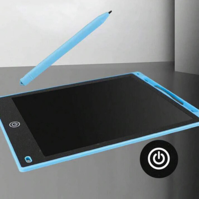 KiddoDraw - Uitwisbaar kinderkrabbord met 12-inch LCD-schrijftablet en herbruikbaar notitieboekje