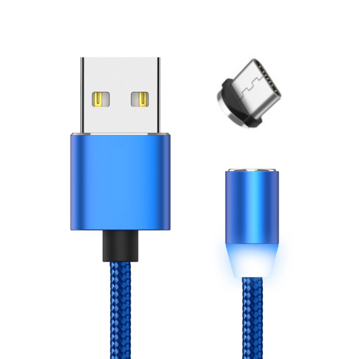 WireLux - YBD 1m magnetische LED oplaadkabel die werkt met Apple