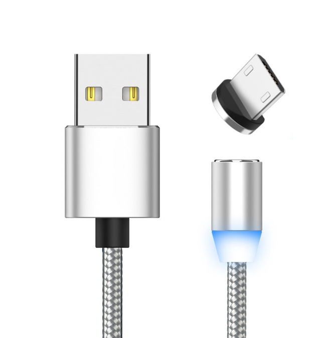 WireLux - YBD 1m magnetische LED oplaadkabel die werkt met Apple
