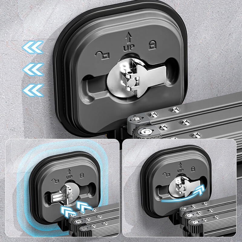 AeroHanger - Gemonteerd kledingrek met zuignap