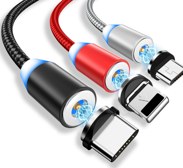 WireLux - YBD 1m magnetische LED oplaadkabel die werkt met Apple