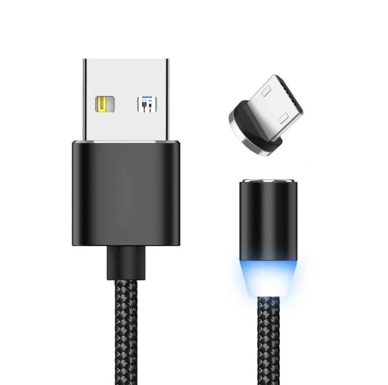 WireLux - YBD 1m magnetische LED oplaadkabel die werkt met Apple