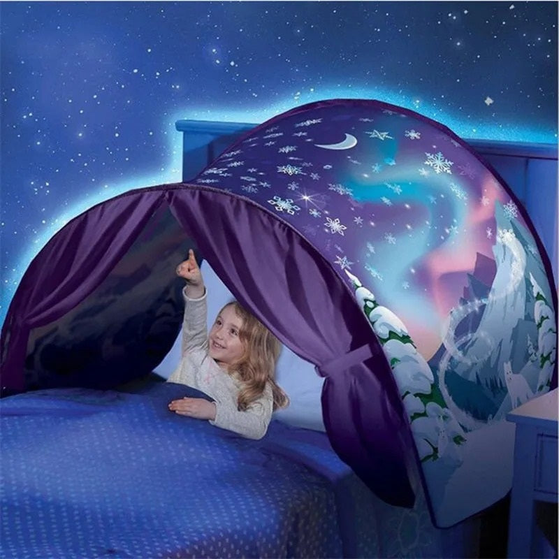 WonderTent | Kinderbedtent - Creëer Magische Slaapavonturen - Gemakkelijke Installatie