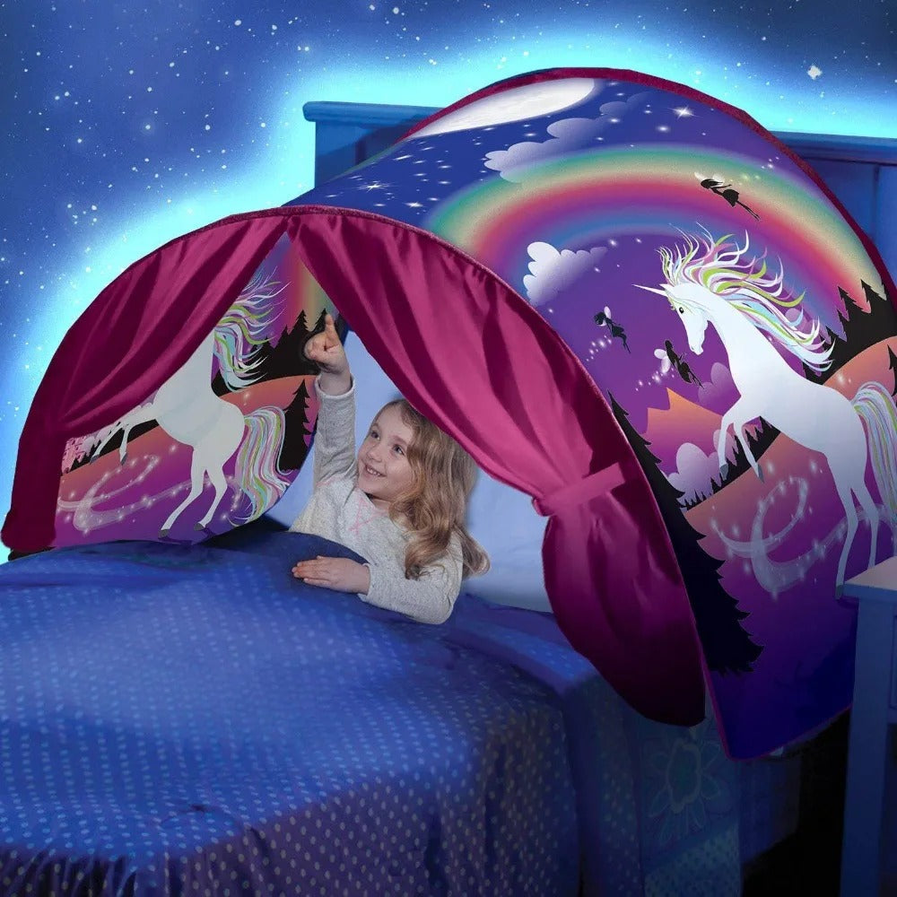 WonderTent | Kinderbedtent - Creëer Magische Slaapavonturen - Gemakkelijke Installatie
