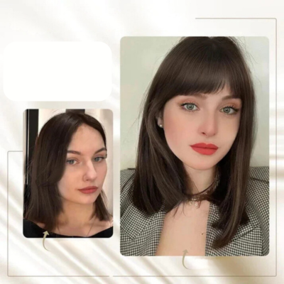 Naturique Hair - Vrouwen pruik met natuurlijke pony