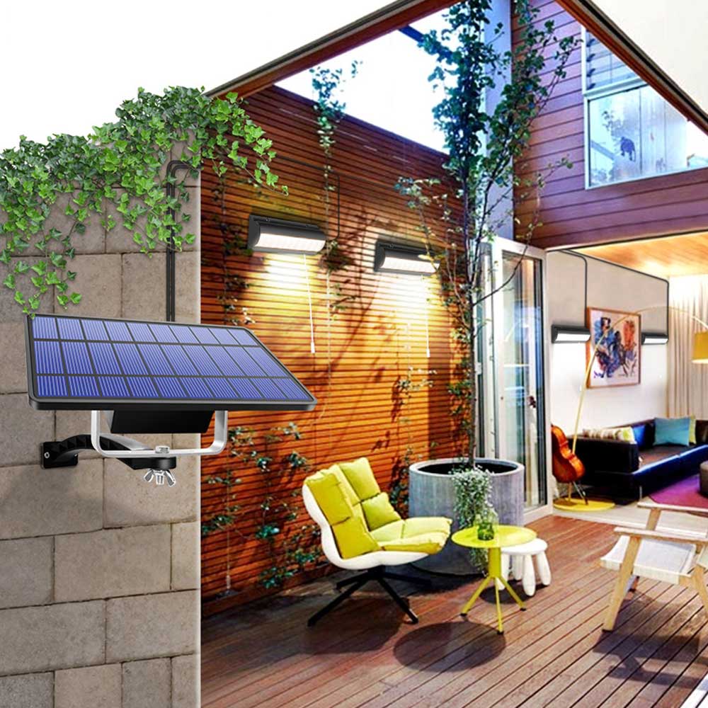 SunReach - Dubbele koplamp met zonnepaneel