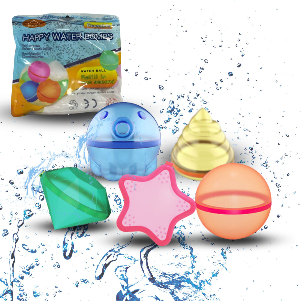 BubbleBurst - Zelfsluitende Herbruikbare Waterballonnen voor Spelplezier