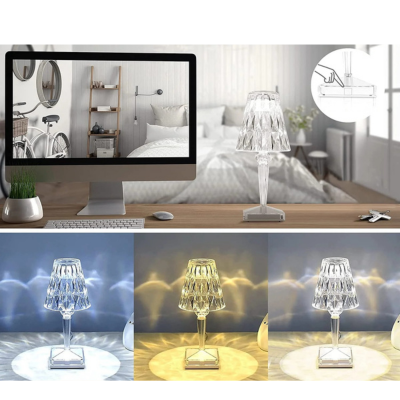 GlitzGlow - LED tafellamp gemaakt met diamantkristal