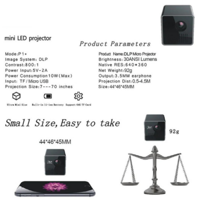 Projectora - Mini Projektor 1080P HD