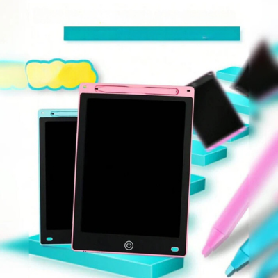 KiddoDraw - Uitwisbaar kinderkrabbord met 12-inch LCD-schrijftablet en herbruikbaar notitieboekje