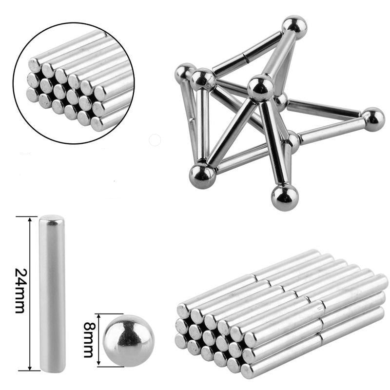 MagniCraft - Doe het zelf set magnetische ballen en staven