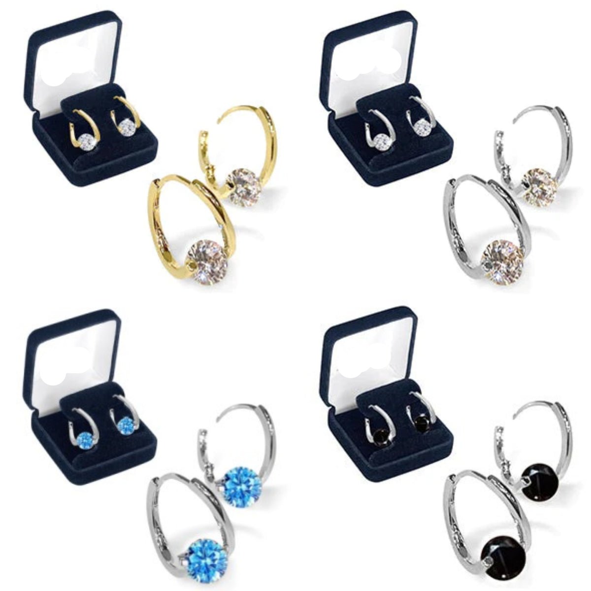 AuraGem -Lymfekracht Germanium Oorbellen