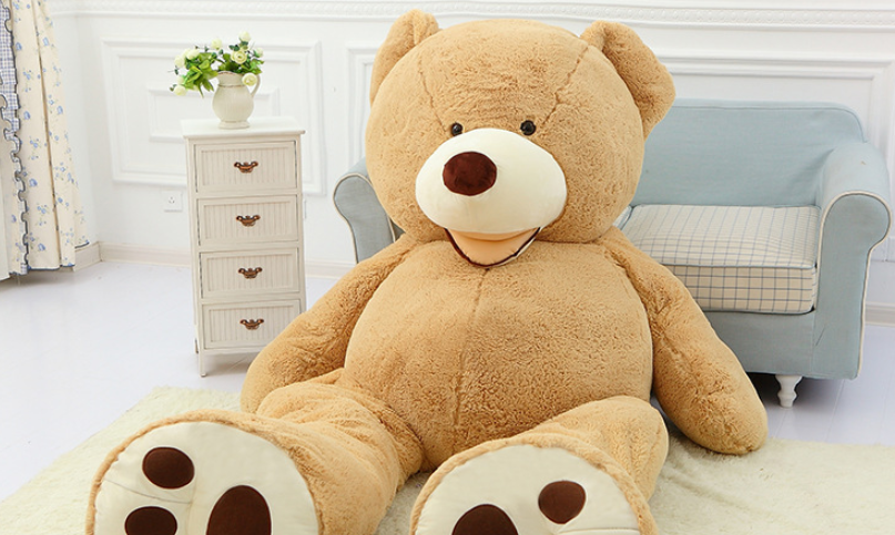 TeddyJoy - Een pluche knuffel van een reusachtig knuffeldier, de reusachtige teddybeer