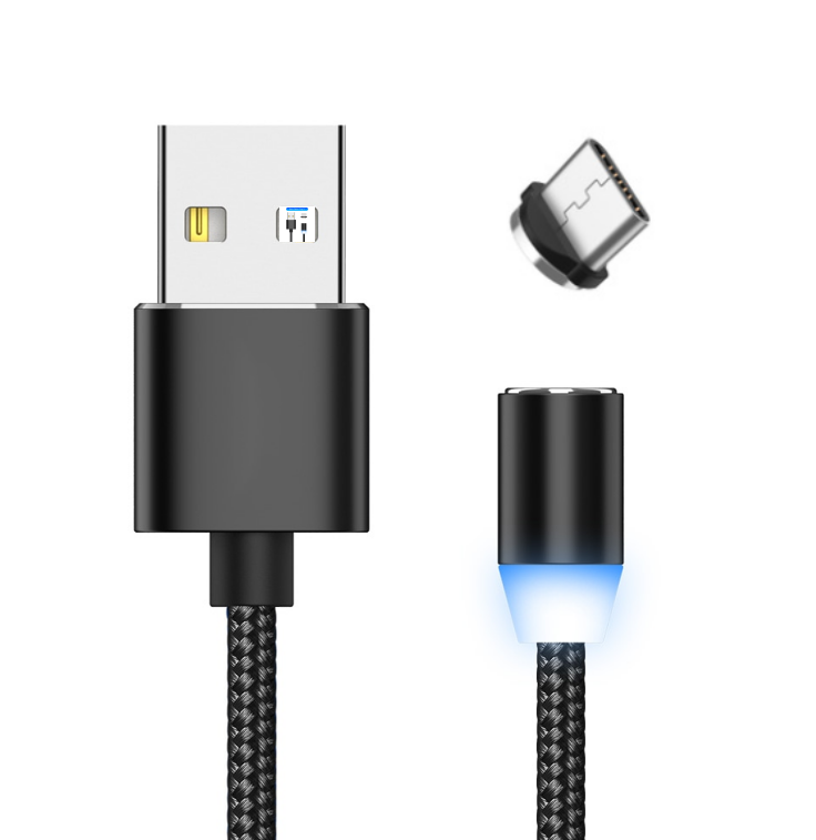 WireLux - YBD 1m magnetische LED oplaadkabel die werkt met Apple