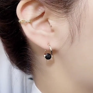 AuraGem -Lymfekracht Germanium Oorbellen