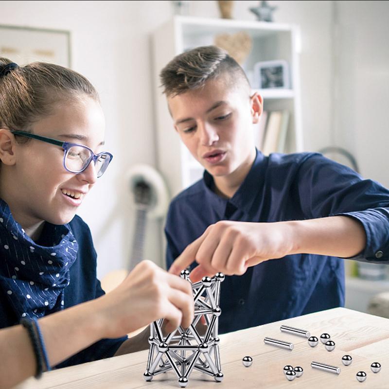 MagniCraft - Doe het zelf set magnetische ballen en staven