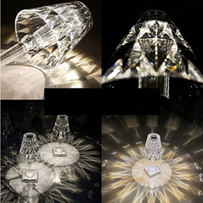 GlitzGlow - LED tafellamp gemaakt met diamantkristal