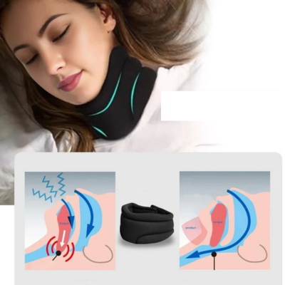 CerviCare - Een verstelbare nekbrace om snurken en overbelasting van de nek tijdens het slapen te voorkomen