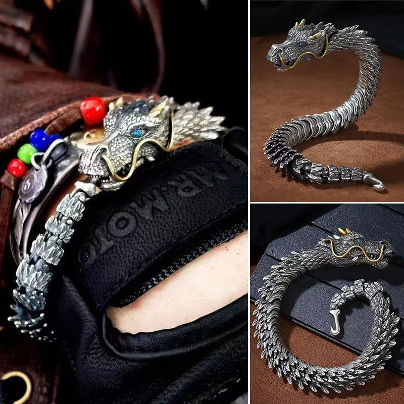 DragonLuxe - Handgemaakte armband met een drakenketting
