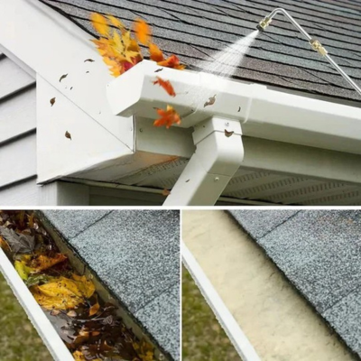 HydroForce Elite - Telescopische hogedrukreinigerset met 4000 PSI voor het reinigen van muren, dakafvoeren en goten