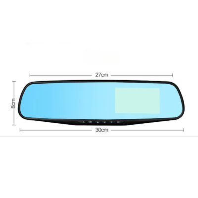 AutoWatch - 1080p dashcam met twee lenzen voor auto's
