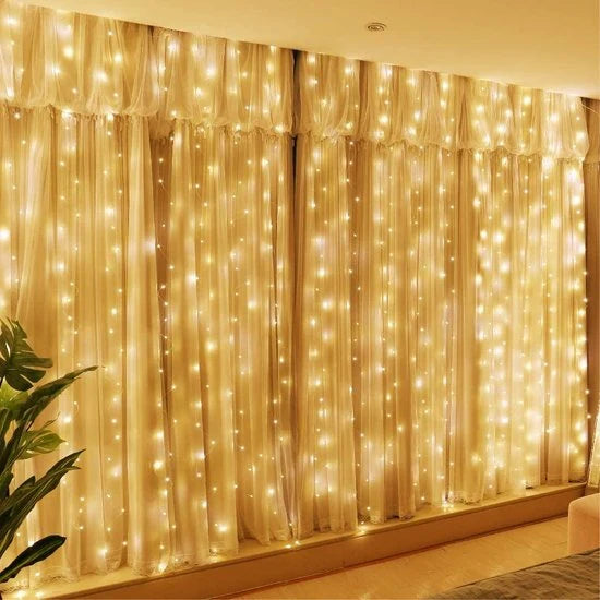GlowViel - LED-lichtgordijn voor binnen en buiten