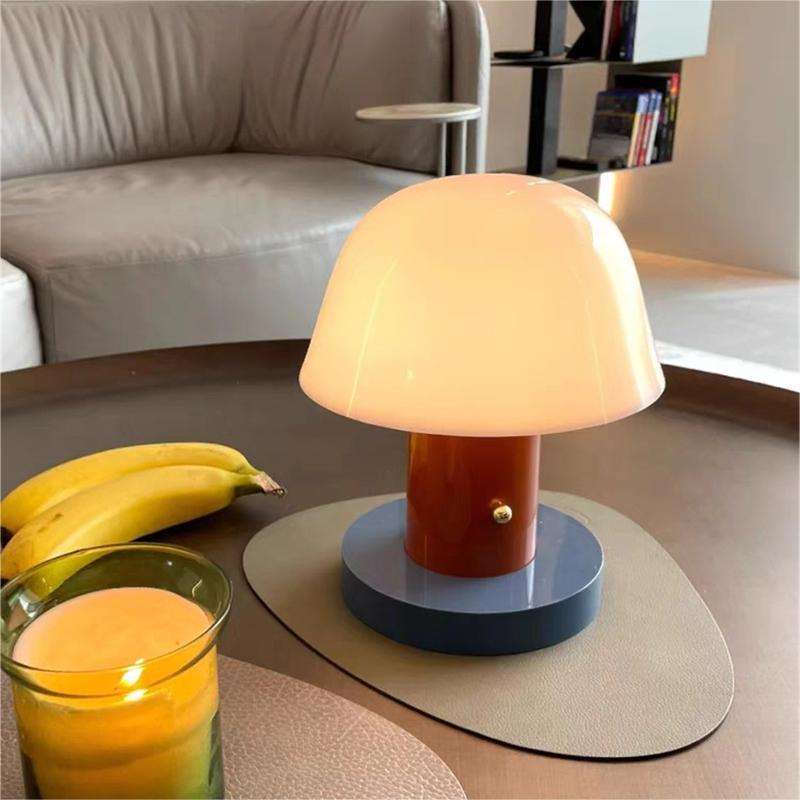 Paddenstoellamp, bloempot-lamp met 3 helderheidsmodi, led Paddenstoellamp, bloempot-lamp met 3 helderheidsmodi, led