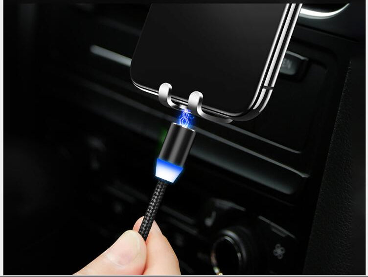 WireLux - YBD 1m magnetische LED oplaadkabel die werkt met Apple