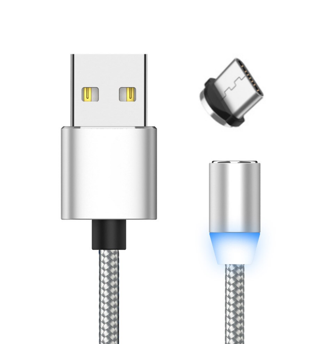 WireLux - YBD 1m magnetische LED oplaadkabel die werkt met Apple