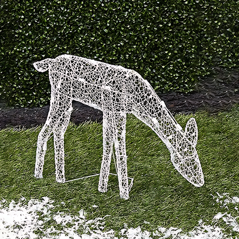 TwinkleHoof - Rendier kerstfiguur met lichtjes