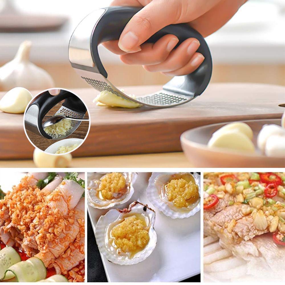 PressMaster - Superieure RVS Knoflookpers, Kook Knoflookpers