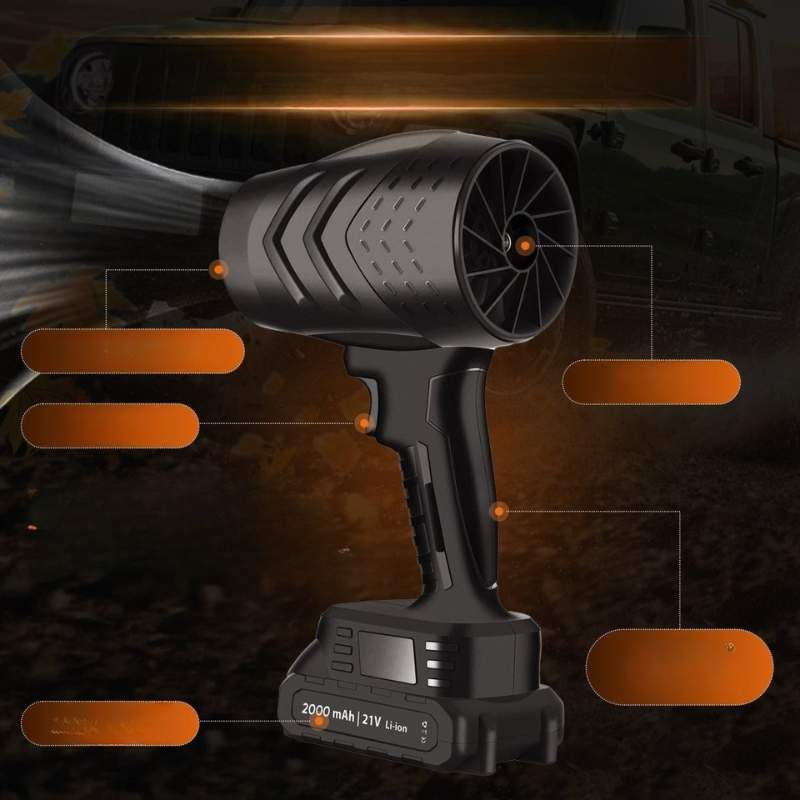 AirBlast - Draagbare stofblazer met instelbare snelheid