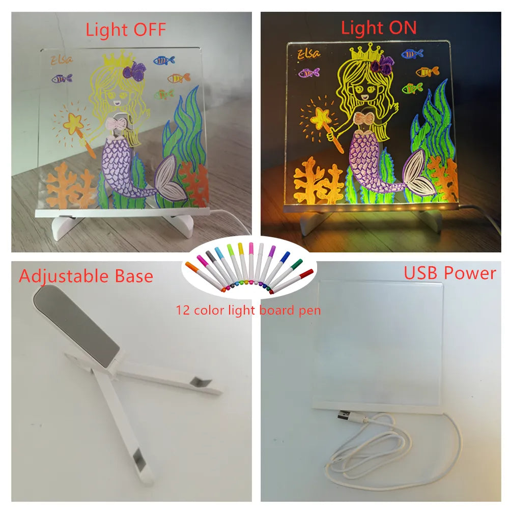 DoodleDelight | Verlichte Fantasieën - Tekenbord