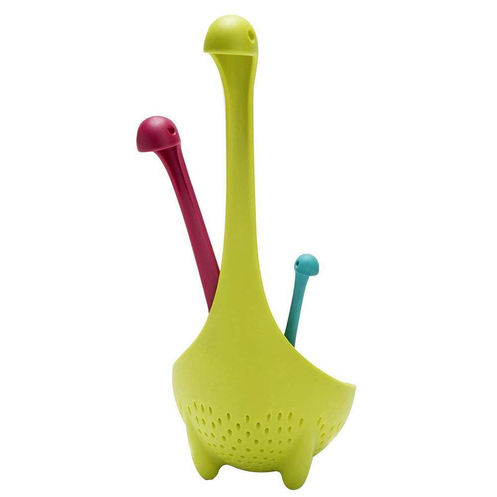 HappyScoops - Schattige Theezeef, Soeplepel en Loch Nessie Monster Zeef Set