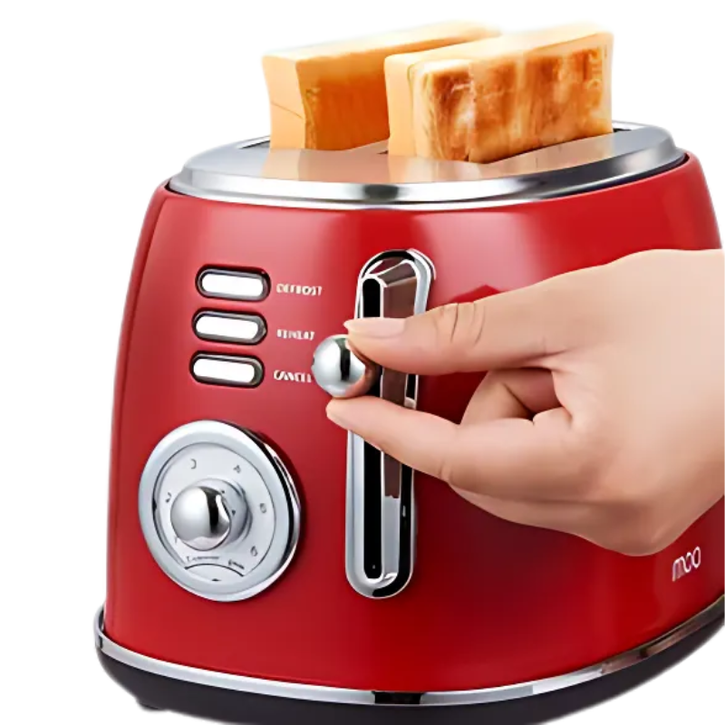 ToastMaster - Retro broodrooster met 6 bruiningsniveaus