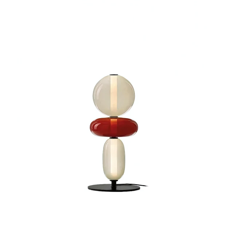 LustroLicht - Bonbonkleurige glazen staande lamp