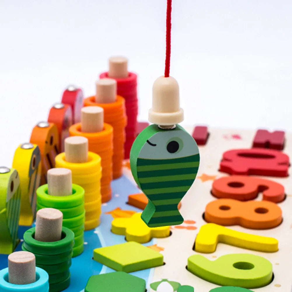InspireLearn - Ontwikkel de vaardigheden - Montessori houten speelbord