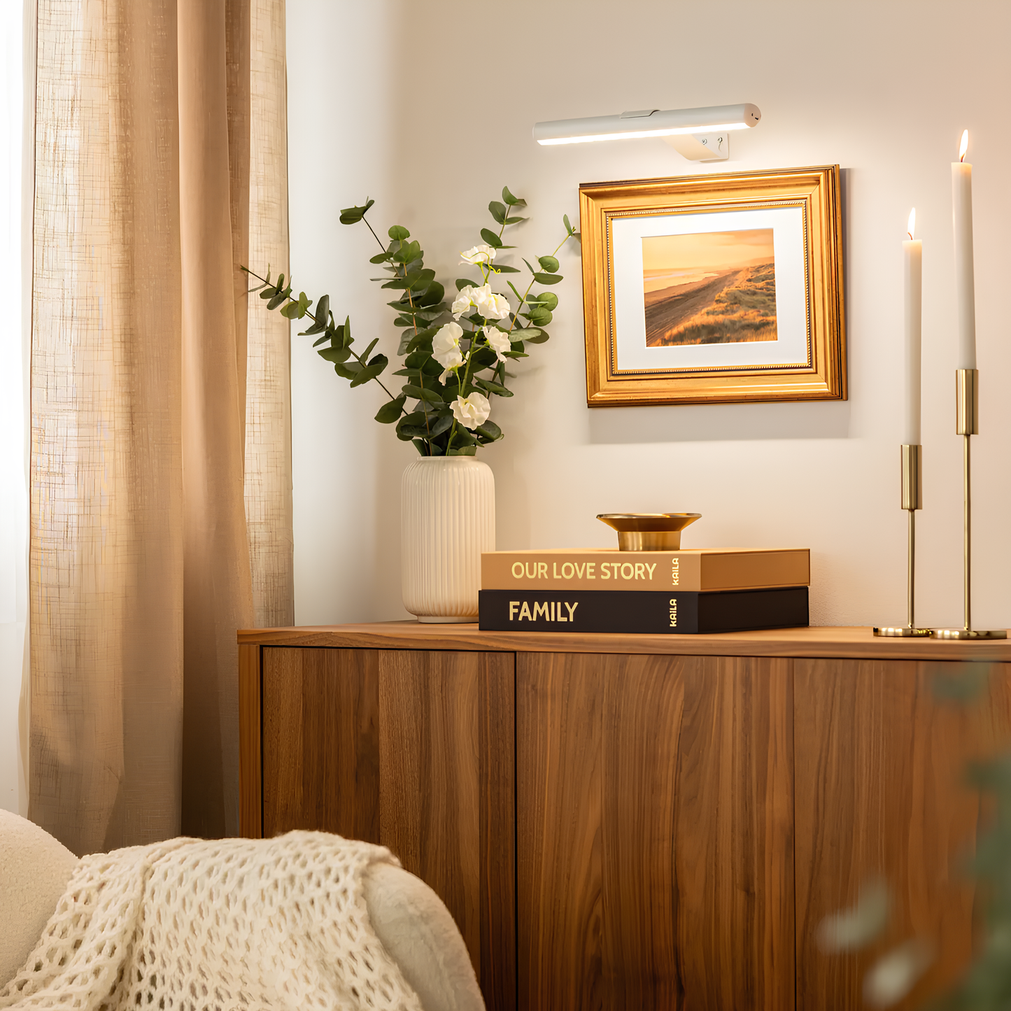 Lumevo - Draadloze LED-wandlamp met verstelbare helderheid