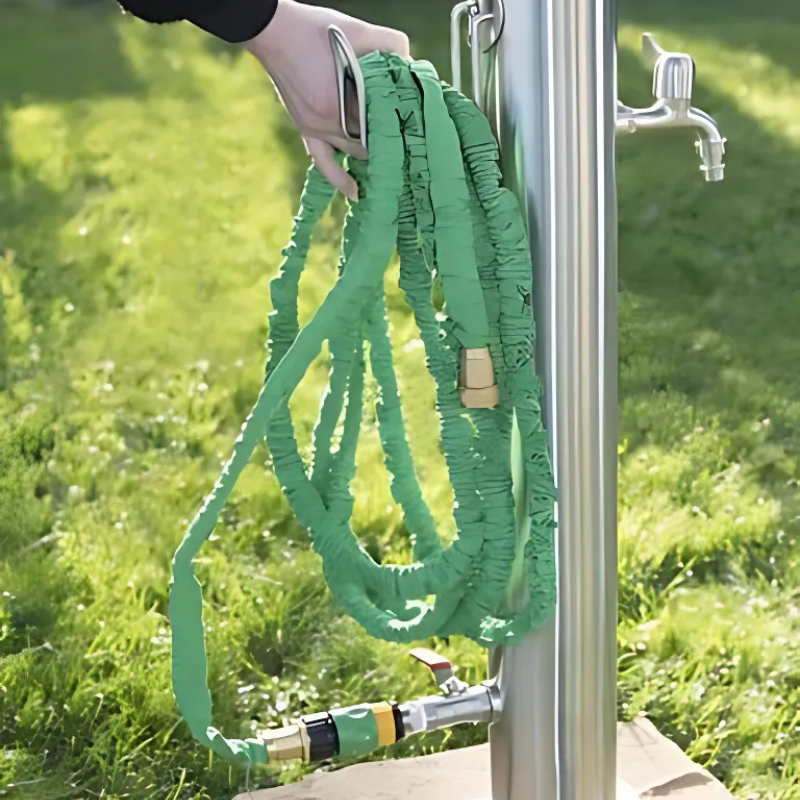 AquaPoint - Edelstalen waterdispenser met slanghouder
