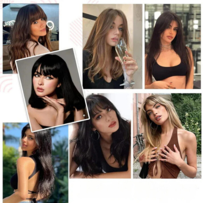Naturique Hair - Vrouwen pruik met natuurlijke pony