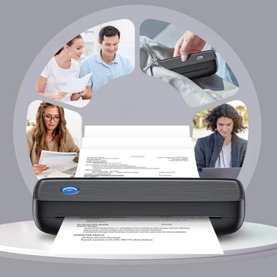 PrintGo - Draagbare draadloze inktloze thermische printer voor mobiel printen