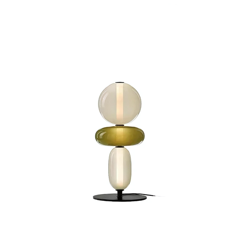 LustroLicht - Bonbonkleurige glazen staande lamp